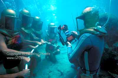 Bermuda helmet diving